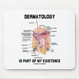 Tapis De Souris La dermatologie fait partie de mon existence (les