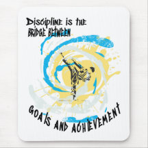 La discipline est le pont entre les buts de l'art 