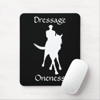 Tapis De Souris La Dressage Est Un Cheval À Unicité