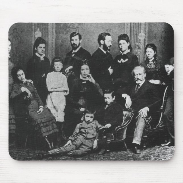 Tapis De Souris La famille de Freud, c.1876 (Devant)