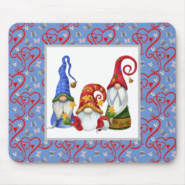 Tapis De Souris La famille de gnomes (Devant)
