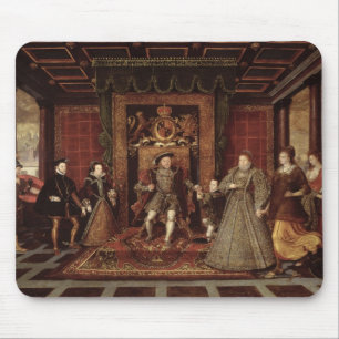 Tapis De Souris La famille de Henry VIII :