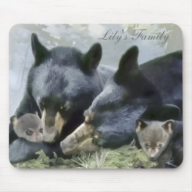 Tapis De Souris La famille de lis Mousepad (Devant)
