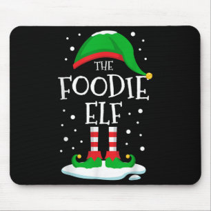 Tapis De Souris La famille de Noël des elfes de pied de page qui c