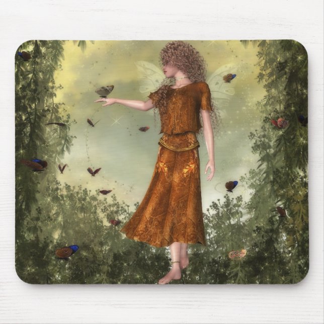 Tapis De Souris La fée Mousepad de papillon (Devant)
