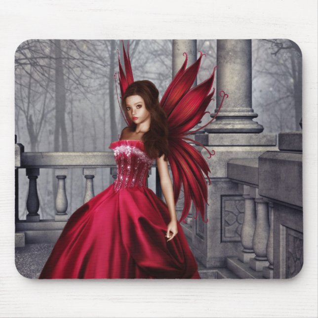 Tapis De Souris La fée rouge Mousepad de charme (Devant)