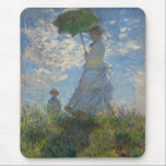 Tapis De Souris La Femme de Monet avec parasol<br><div class="desc">Chef-d'oeuvre de Claude Monet : Femme avec parasol. Veuillez visiter notre magasin pour d'autres articles de rachat</div>