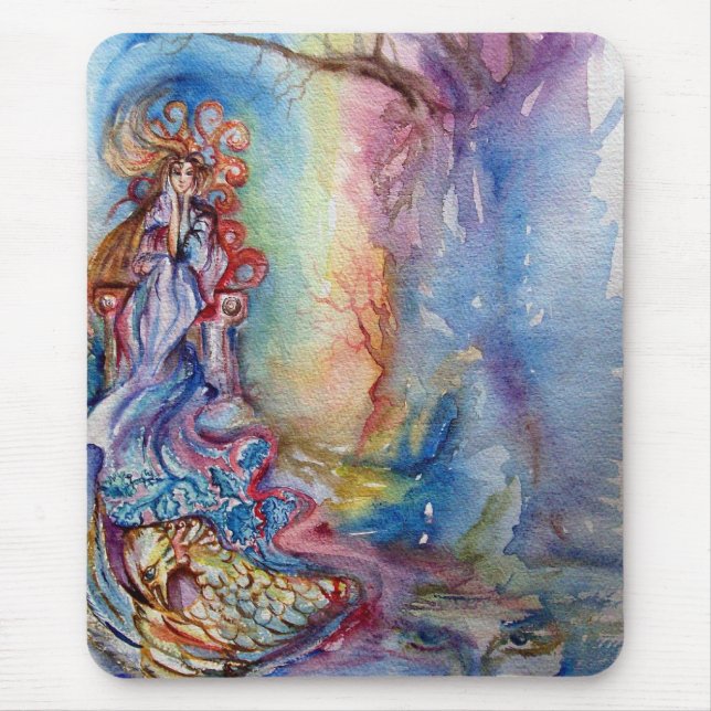 Tapis De Souris LA FEMME DU LAC, La Magie et le Mystère (Devant)