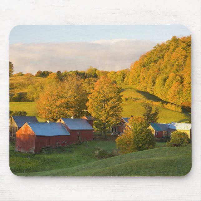 Tapis De Souris La ferme de Jenne dans Woodstock, Vermont. Chute. (Devant)