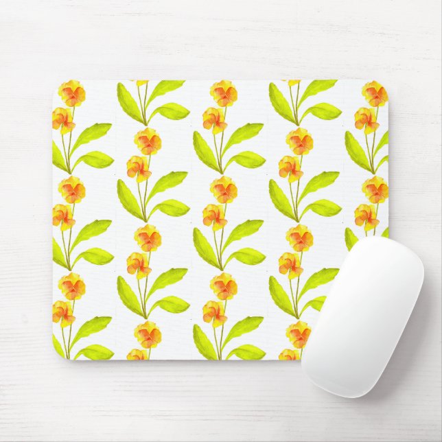 Tapis De Souris "La fête du Pansy" sur un Mousepad (III) (Avec souris)
