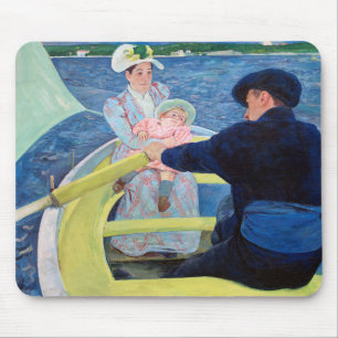 Tapis De Souris La fête nautique, Mary Cassatt