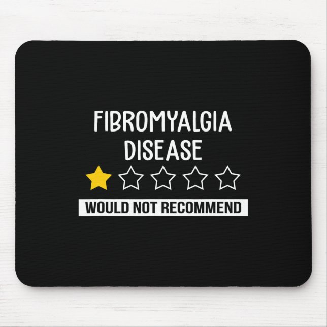 Tapis De Souris La Fibromyalgie Ne Recommanderait Pas Au Guerrier  (Devant)