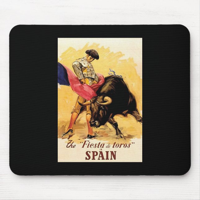 Tapis De Souris La fiesta De Toros In Espagne (Devant)