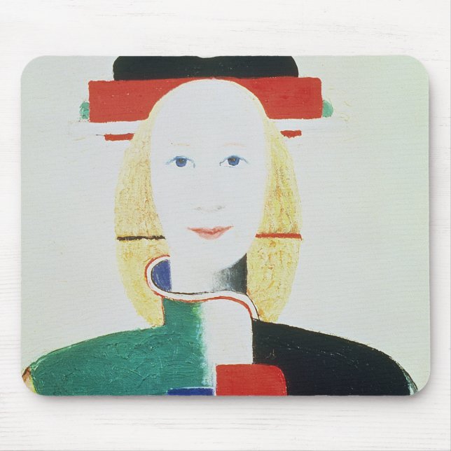 Tapis De Souris La fille avec le casquette (Devant)