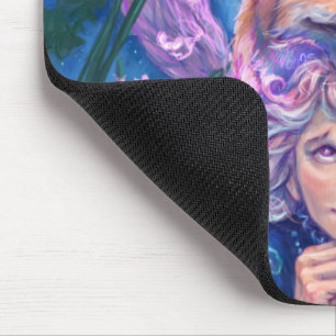 Tapis De Souris La fille et le magicfox stary imaginaire