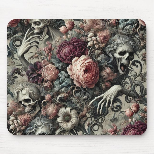 Tapis De Souris La fin du bois d'oeuvre - gothique victorien (Devant)