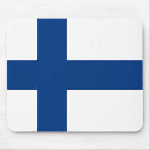 Tapis De Souris La Finlande - drapeau national finlandais