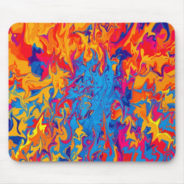 Tapis De Souris La flamme bleue... (Devant)