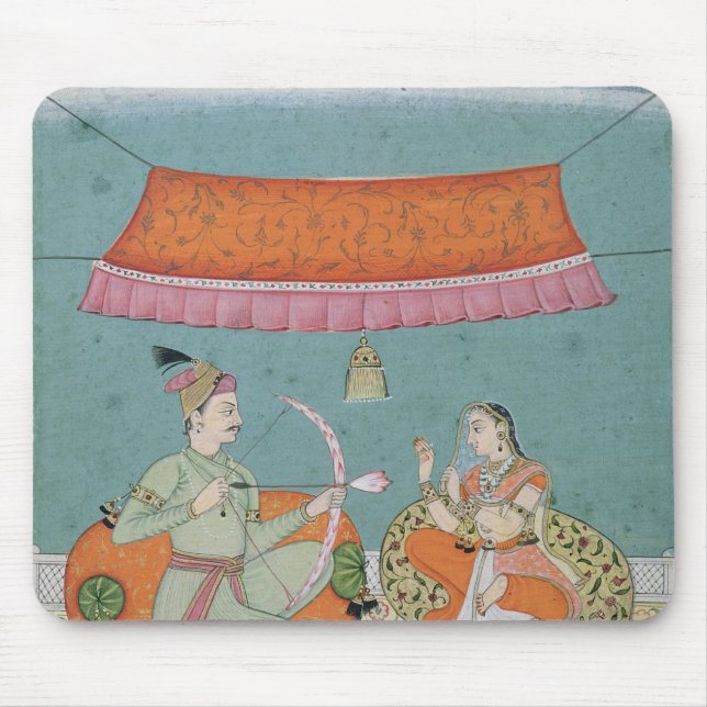 Tapis De Souris La flèche de Lotus, Bilaspur, c.1750 (Devant)