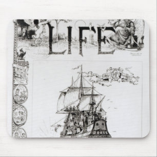 Tapis De Souris La fleur printanière, couverture de 'Life