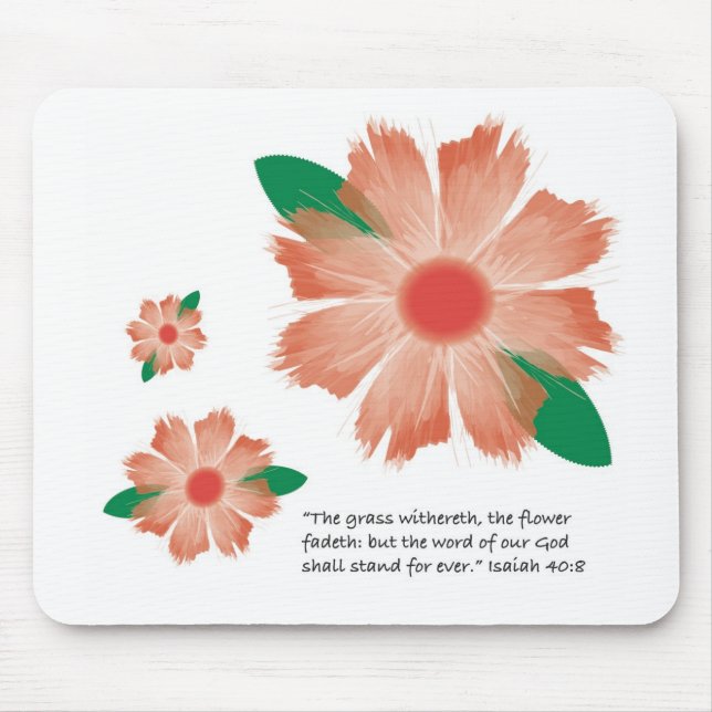 Tapis De Souris La fleur se fane Mousepad (Devant)
