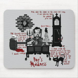 Tapis De Souris La "folie du Poe" (version 2) Mousepad