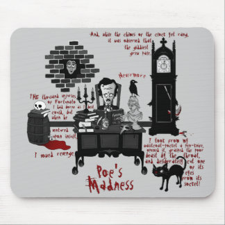 Tapis De Souris La "folie du Poe" (version 2) Mousepad