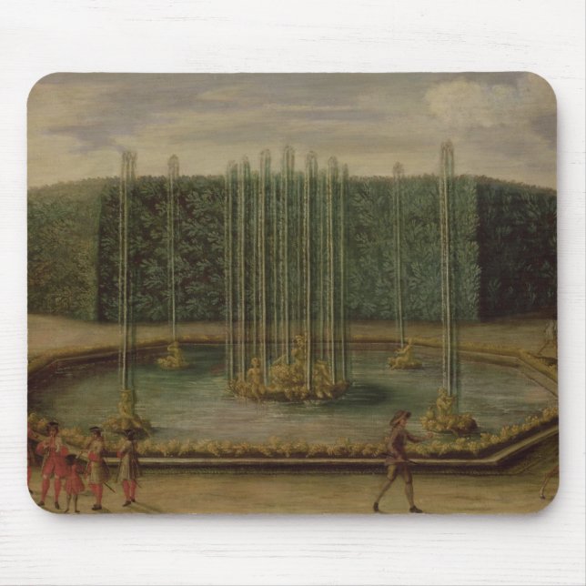 Tapis De Souris La fontaine du Bacchus à Versailles (Devant)