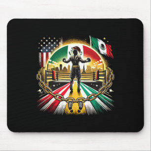 Tapis De Souris La Force Et La Gloire Du Champion Mexicain De Boxe