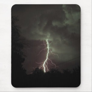 Tapis De Souris La foudre dans les nuages