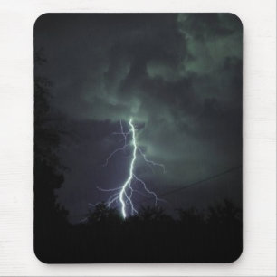 Tapis De Souris La foudre dans les nuages