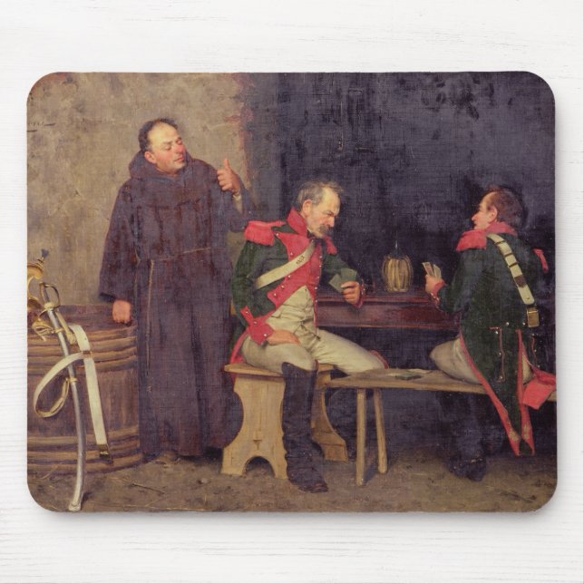 Tapis De Souris La fraude (huile sur toile) (une de paires - voyez (Devant)