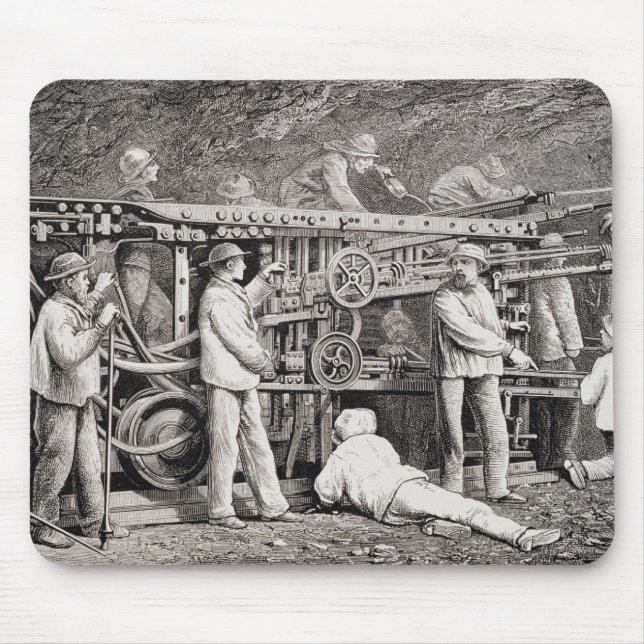 Tapis De Souris La galerie avancée du côté français du lundi (Devant)