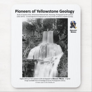 Tapis De Souris La géologie de Yellowstone fraye un chemin III -