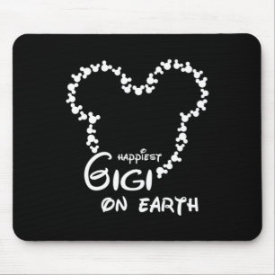 Tapis De Souris La Gigi la plus heureuse sur Terre Grand-mère drôl
