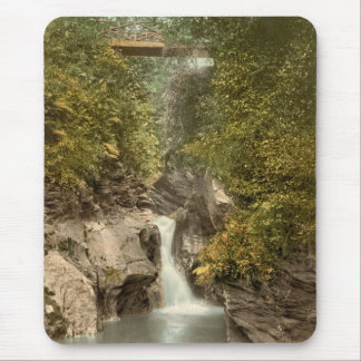 Tapis De Souris La gorge peut cascade, peau, île de Man,