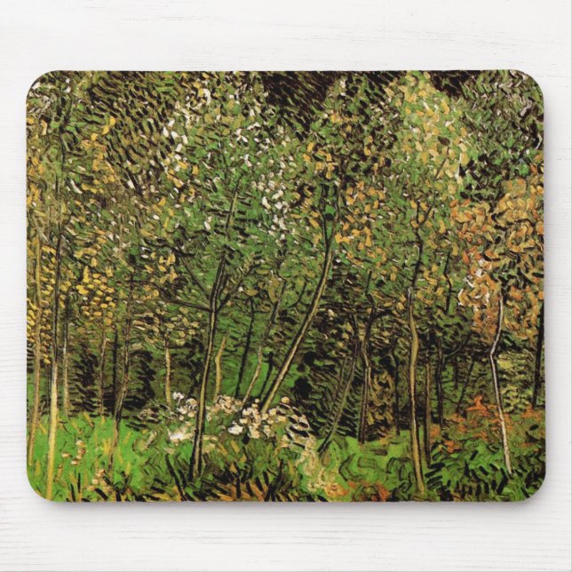 Tapis De Souris La Grove par Vincent van Gogh (Devant)