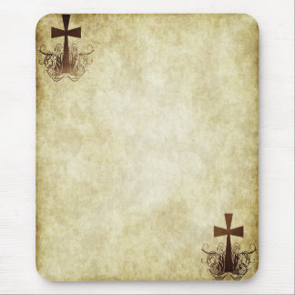 Tapis De Souris La grunge croise #4 - coins verticaux