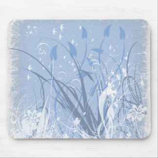 Tapis De Souris La grunge de KRW dans bleu prennent 2