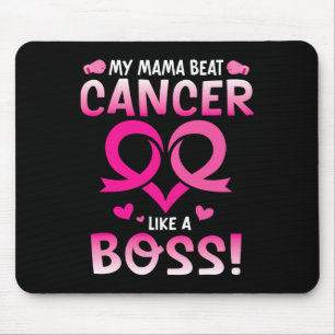 Tapis De Souris La Guerrière Ma Mama Battre Le Cancer Du Sein Comm