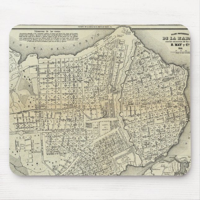 Tapis De Souris La Havane, Cuba (Devant)