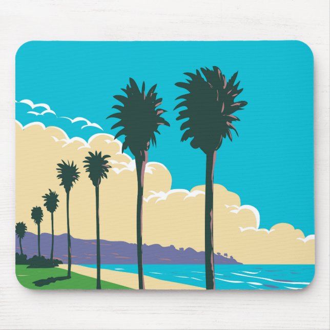 Tapis De Souris La Jolla Shores Beach (Devant)