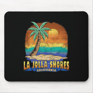 Tapis De Souris La Jolla Shores California Vintage Souv arrêté