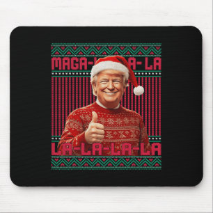 Tapis De Souris La La Donald Trump Potus 47 Swea de Noël laid