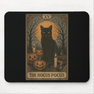 Tapis De Souris La Lanterne Citrouille de Hocus Pocus Chat Parlé M