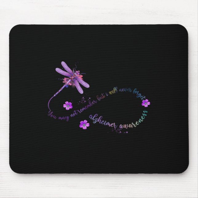 Tapis De Souris La libellule de sensibilisation Vous Ne Vous Souve (Devant)