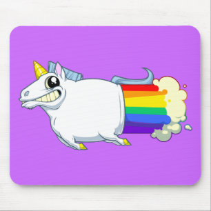 Tapis De Souris La licorne pète Mousepad