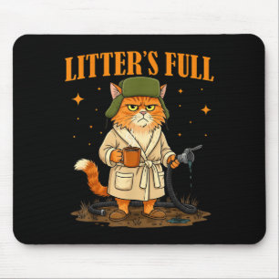 Tapis De Souris La litière est pleine de design de Noël drôle pour