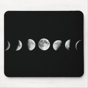 Tapis De Souris La lune fraîche met Mousepad en phase