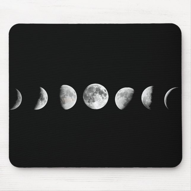 Tapis De Souris La lune fraîche met Mousepad en phase (Devant)